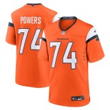 Men's Denver Broncos Ben Powers Orange Team Game Jersey