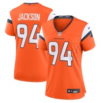 Women's Denver Broncos Jordan Jackson Orange Team Game Jersey
