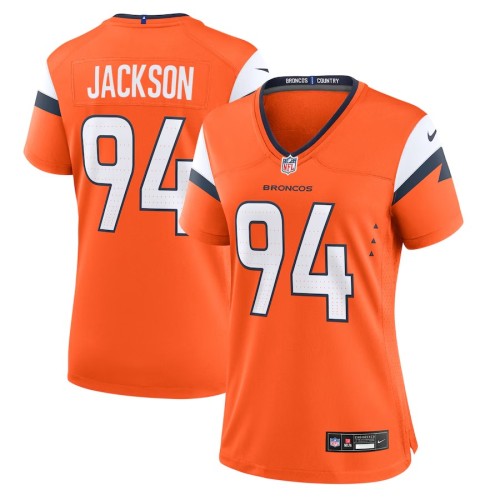 Women's Denver Broncos Jordan Jackson Orange Team Game Jersey