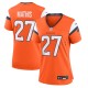 Women's Denver Broncos Damarri Mathis Orange Team Game Jersey