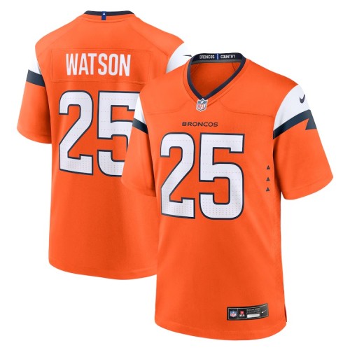 Men's Denver Broncos Blake Watson Orange Team Game Jersey