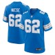 Men's Detroit Lions Michael Niese Blue Team Game Jersey