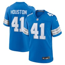 Men's Detroit Lions James Houston Blue Team Game Jersey