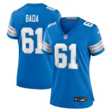 Women's Detroit Lions David Bada Blue Team Game Jersey