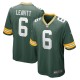 Men's Green Bay Packers Dallin Leavitt Green Game Player Jersey