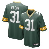 Men's Green Bay Packers Emanuel Wilson Green Game Jersey
