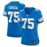 Women's Detroit Lions Colby Sorsdal Blue Team Game Jersey