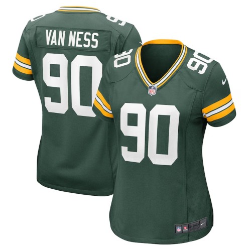 Women's Green Bay Packers Lukas Van Ness Green Game Jersey