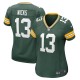 Women's Green Bay Packers Dontayvion Wicks Green Game Jersey