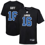 Youth Detroit Lions Jared Goff Carbon Black Fashion Game Jersey
