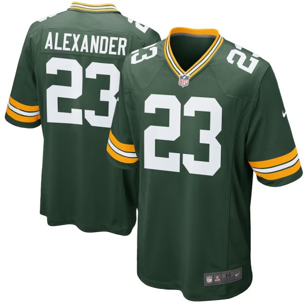 Men's Green Bay Packers Jaire Alexander Green Game Player Jersey