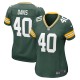 Women's Green Bay Packers LJ Davis Green Game Jersey