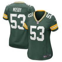 Women's Green Bay Packers Arron Mosby Green Team Game Jersey