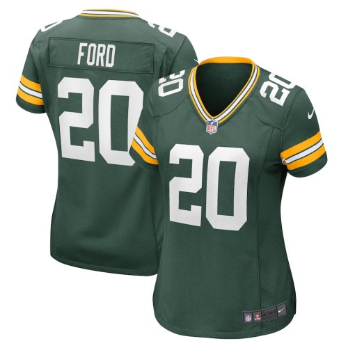 Women's Green Bay Packers Rudy Ford Green Game Player Jersey