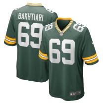 Men's Green Bay Packers David Bakhtiari Green Game Team Jersey