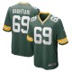Men's Green Bay Packers David Bakhtiari Green Game Team Jersey