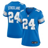 Women's Detroit Lions Loren Strickland Blue Team Game Jersey
