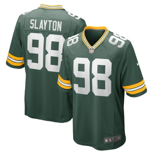 Men's Green Bay Packers Chris Slayton Green Game Player Jersey