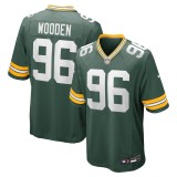 Men's Green Bay Packers Colby Wooden Green Game Jersey