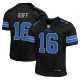 Youth Detroit Lions Jared Goff Black Alternate Player Game Jersey