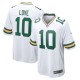 Men's Green Bay Packers Jordan Love White Game Jersey