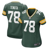 Women's Green Bay Packers Luke Tenuta Green Home Game Player Jersey