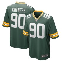 Youth Green Bay Packers Lukas Van Ness Green Game Jersey