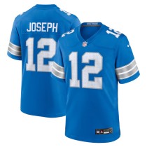 Men's Detroit Lions Brandon Joseph Blue Team Game Jersey