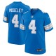Men's Detroit Lions Emmanuel Moseley Blue Team Game Jersey
