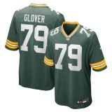 Men's Green Bay Packers Travis Glover Green Game Jersey