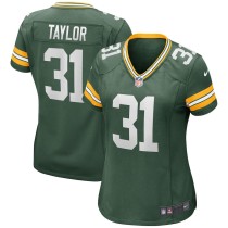 Women's Green Bay Packers Jim Taylor Green Game Retired Player Jersey