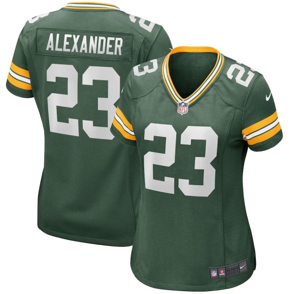 Women's Jaire Alexander Green Green Bay Packers Game Jersey