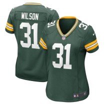 Women's Green Bay Packers Emanuel Wilson Green Game Jersey
