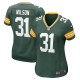 Women's Green Bay Packers Emanuel Wilson Green Game Jersey