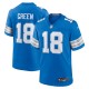 Men's Detroit Lions Antoine Green Blue Team Game Jersey