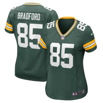 Women's Green Bay Packers Corey Bradford Green Retired Player Jersey