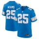 Men's Detroit Lions Jamal Adams Blue Team Game Jersey