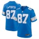 Men's Detroit Lions Sam LaPorta Blue Game Jersey