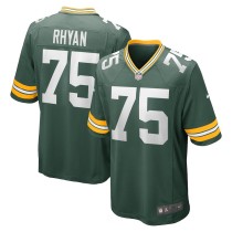 Men's Green Bay Packers Sean Rhyan Green Game Player Jersey