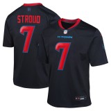 Youth Houston Texans C.J. Stroud Navy 2nd Alternate Game Jersey