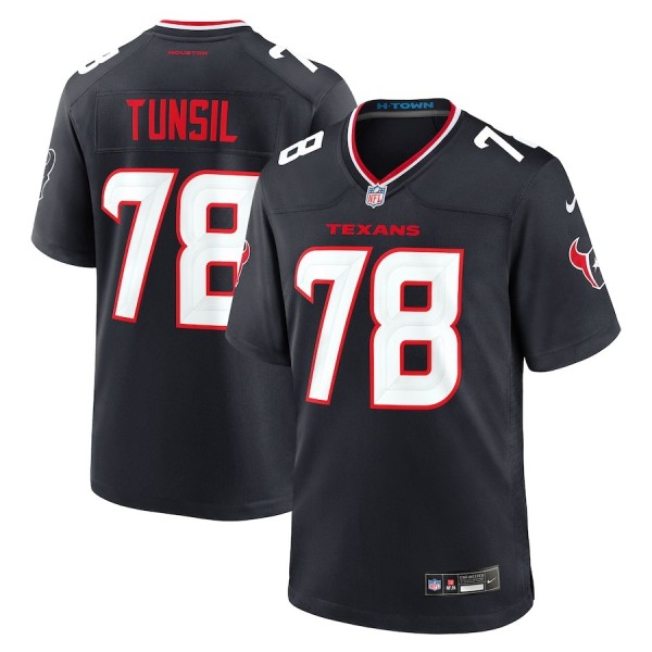 Men's Houston Texans Laremy Tunsil Navy Team Game Jersey