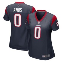 Women's Houston Texans Adrian Amos Navy Game Jersey