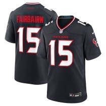 Men's Houston Texans Ka'imi Fairbairn Navy Team Game Jersey