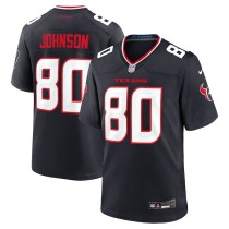 Men's Houston Texans Andre Johnson Navy Team Retired Player Game Jersey