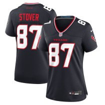 Women's Houston Texans Cade Stover Navy Game Jersey