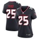 Women's Houston Texans Russ Yeast Navy Team Game Jersey