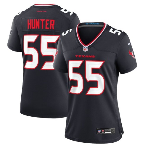 Women's Houston Texans Danielle Hunter Navy Team Game Jersey