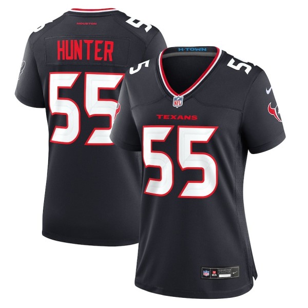 Women's Houston Texans Danielle Hunter Navy Team Game Jersey