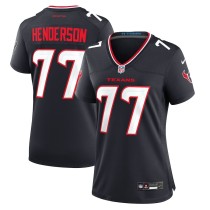 Women's Houston Texans LaDarius Henderson Navy Game Jersey