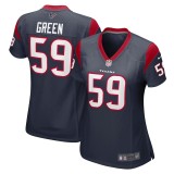 Women's Houston Texans Kenyon Green Navy Game Player Jersey